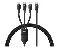 Baseus Kabel 3w1 Flash Series 3 100W USB-C - USB-C+USB-C+Lightning - 1502057 - zdjęcie 1